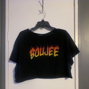 Boujee crop top
